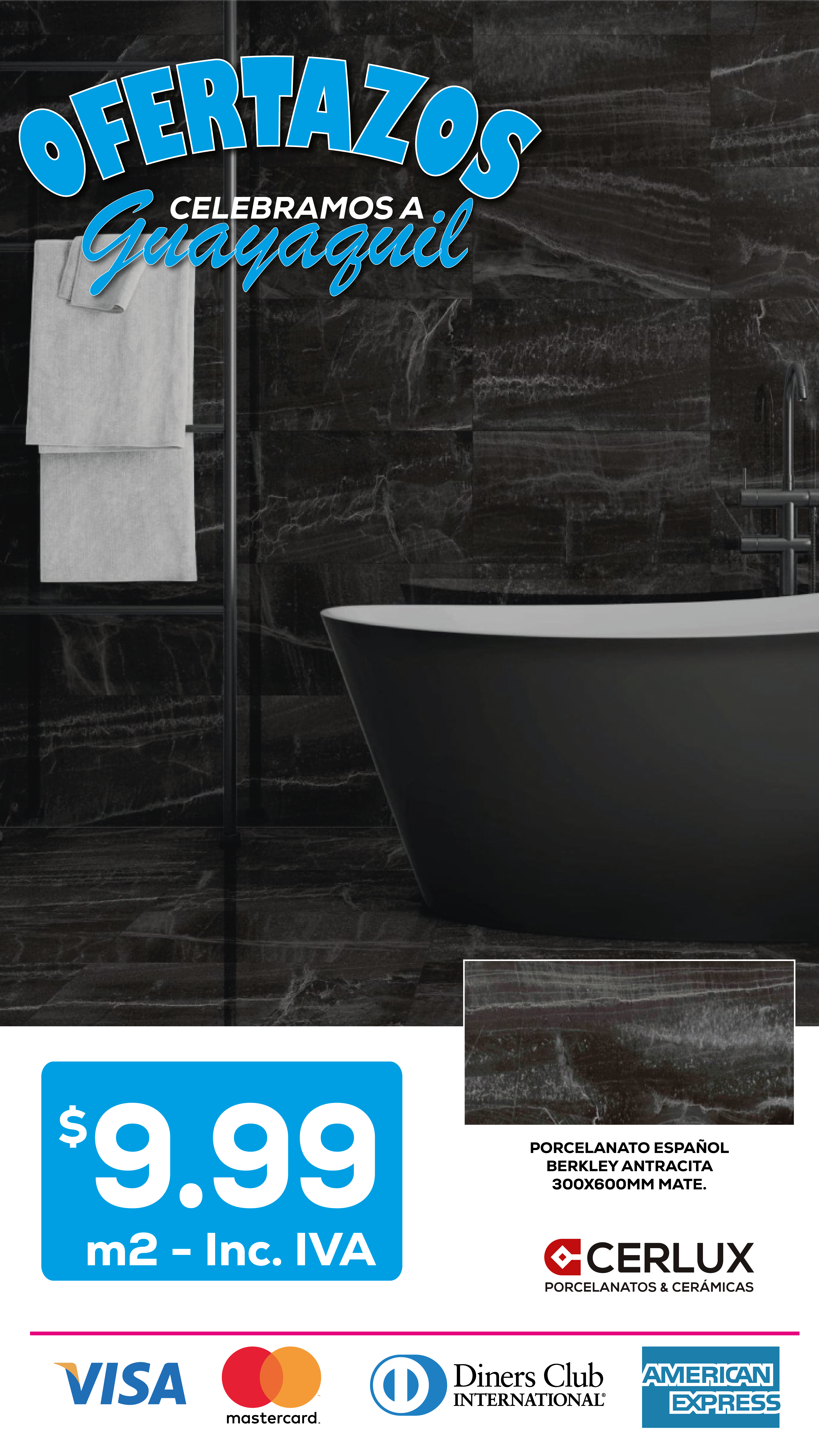 TFD1.PORC.PISO BERKLEY ANTRACITA MATE  300X600MM 1.44M2/CJ 8PZ/CJ MATE MC.V2.