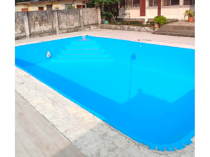 construcción de piscina rectangular Quito Hidromec
