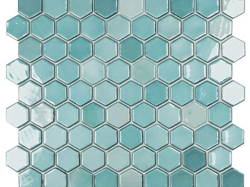 Mosaico Turquoise Hex AVANTI 