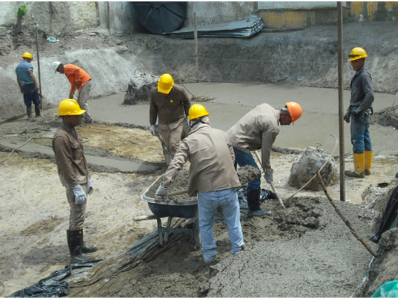 Fundición de pisos de casas México Oro Plata Constructora S.a. Orplaconsa	