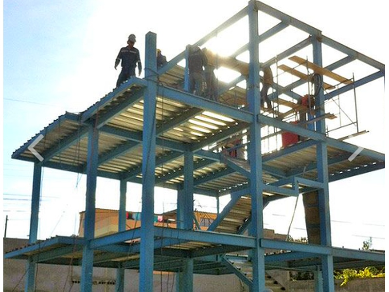 Instalación de estructura metálica Ecuador