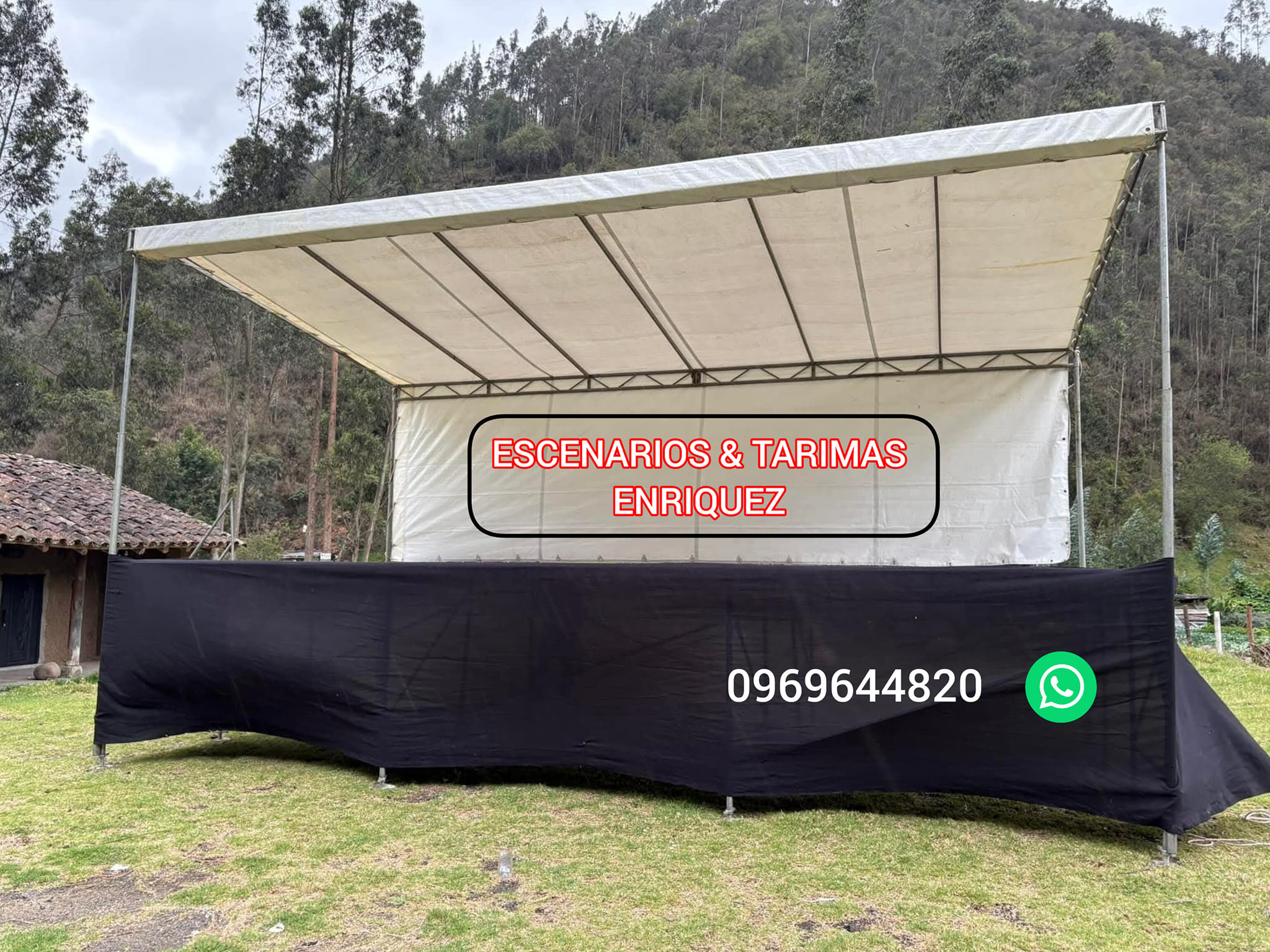 Alquiler de Escenaro Basico 7x4