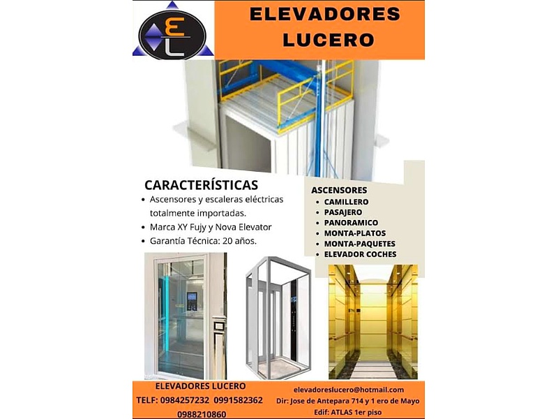 Ascensor eléctrico Ecuador