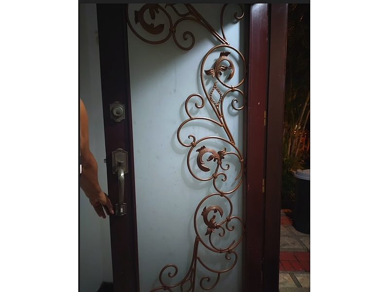  Hierro Forjado en Pasamanos, Puertas,Ventanas