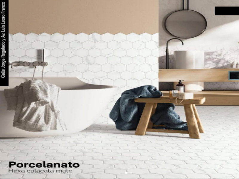 Porcelanato Hexa calacata mate Ecuador Imbabura