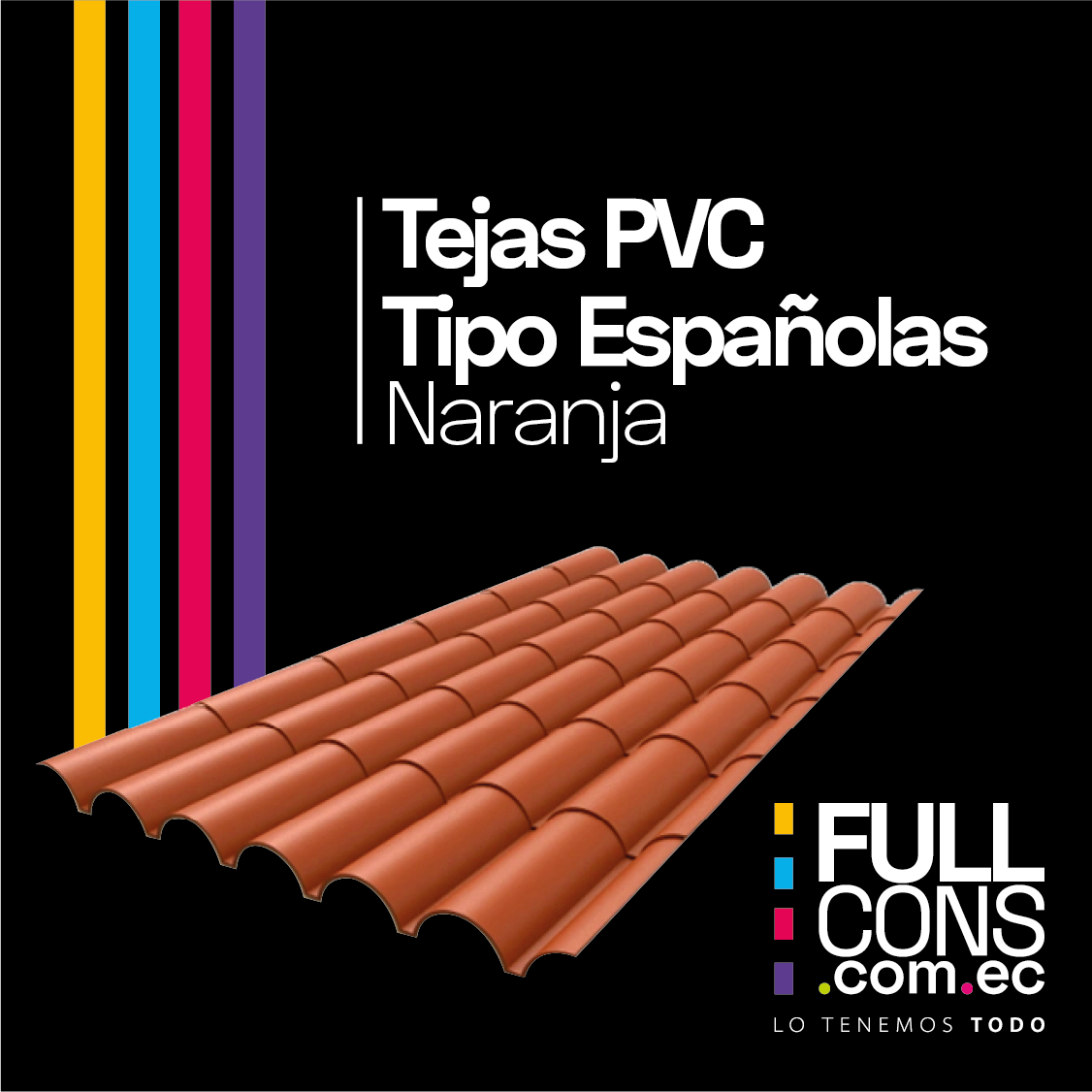 Teja PVC Tipo Española