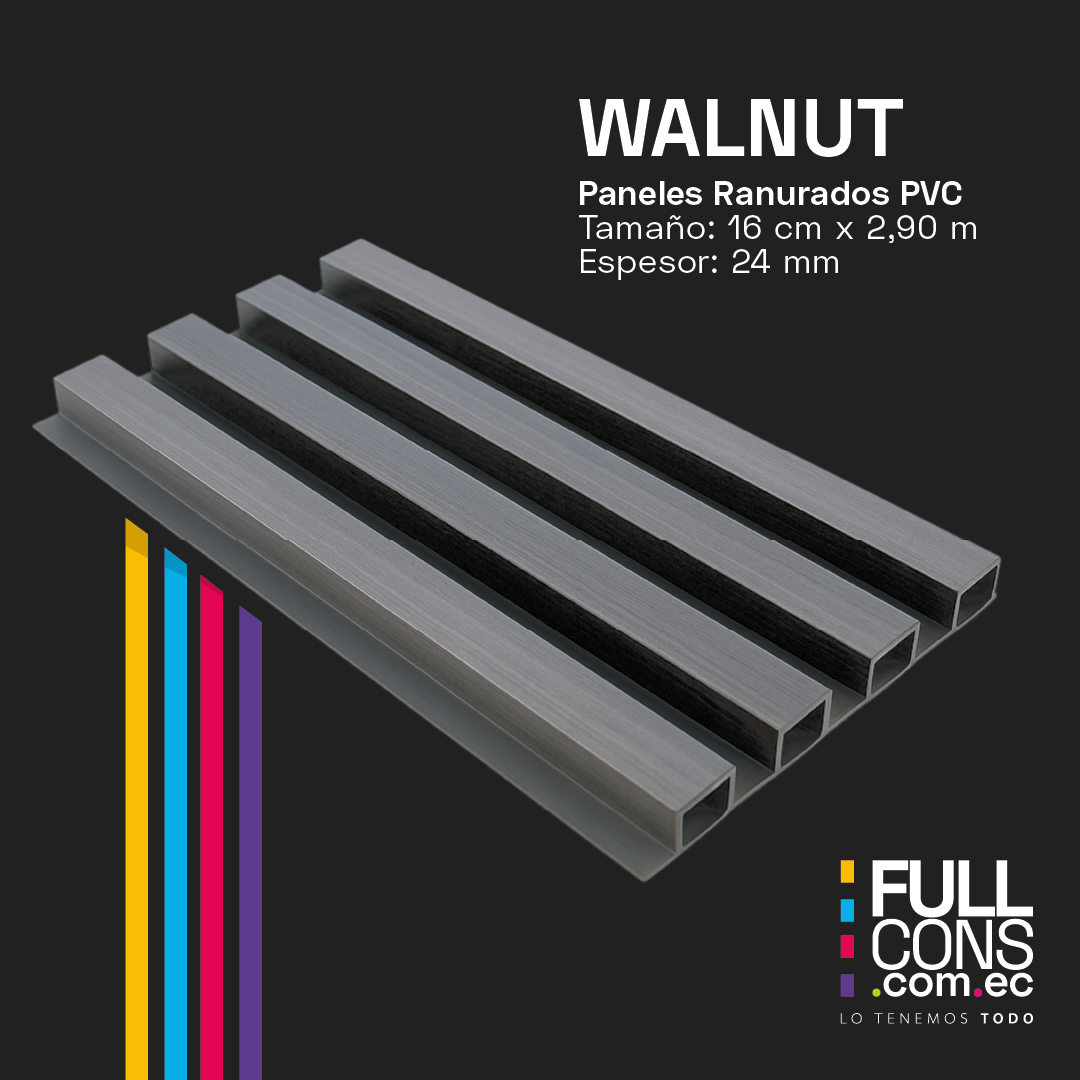 Paneles Ranurados PVC - Interior