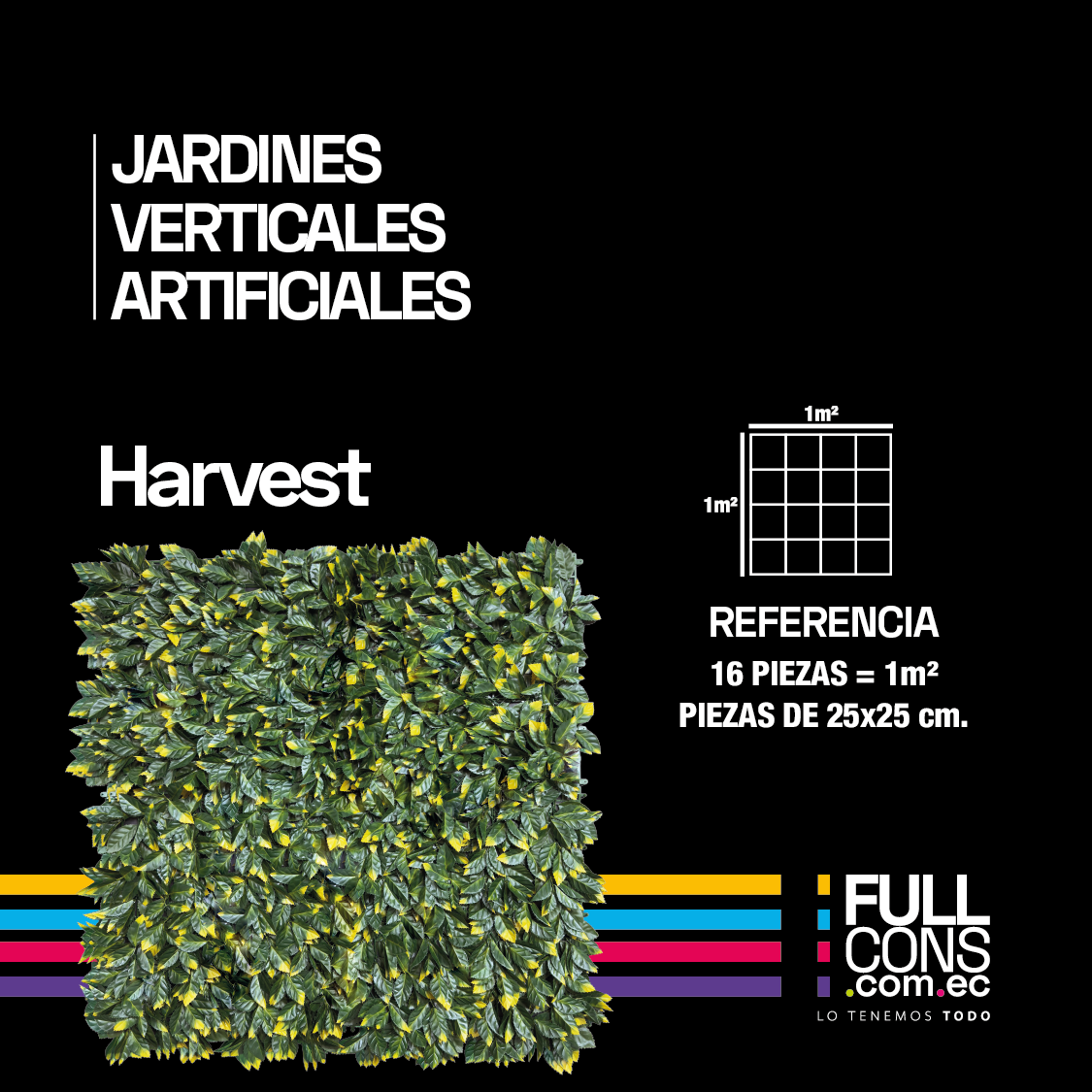 Jardines Verticales Artificiales – Gama Standard