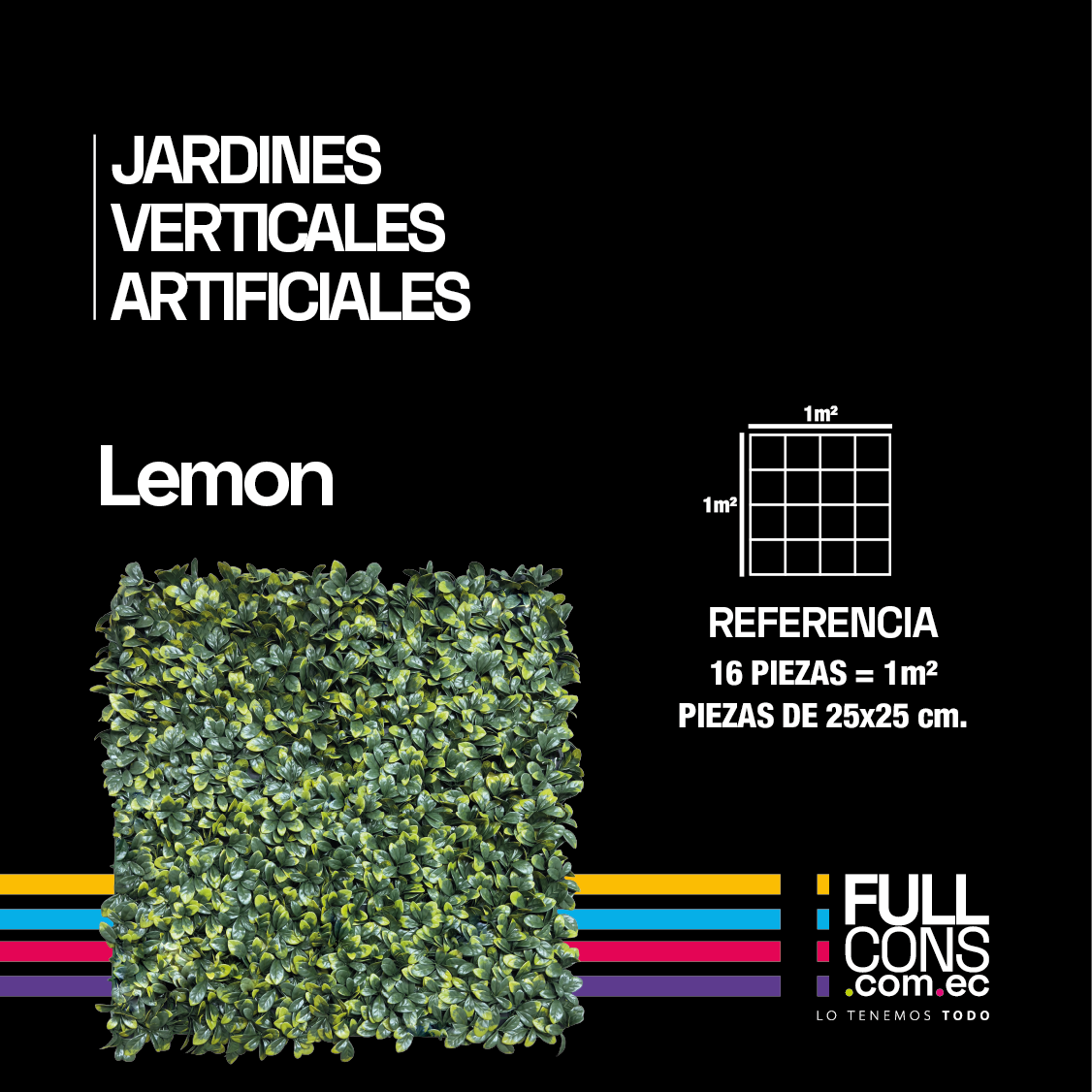 Jardines Verticales Artificiales – Gama Standard