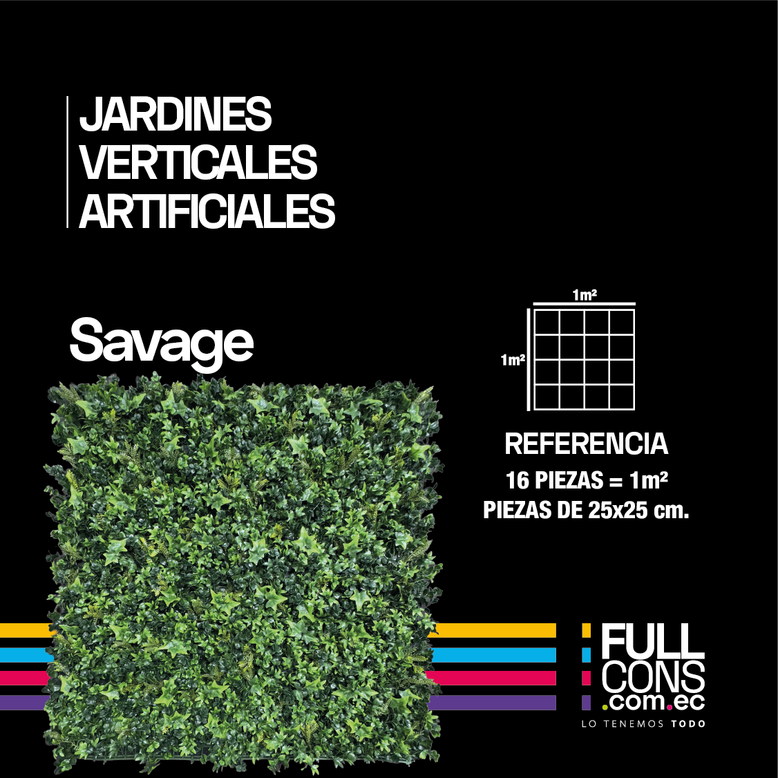 Jardines Verticales Artificiales – Gama Standard