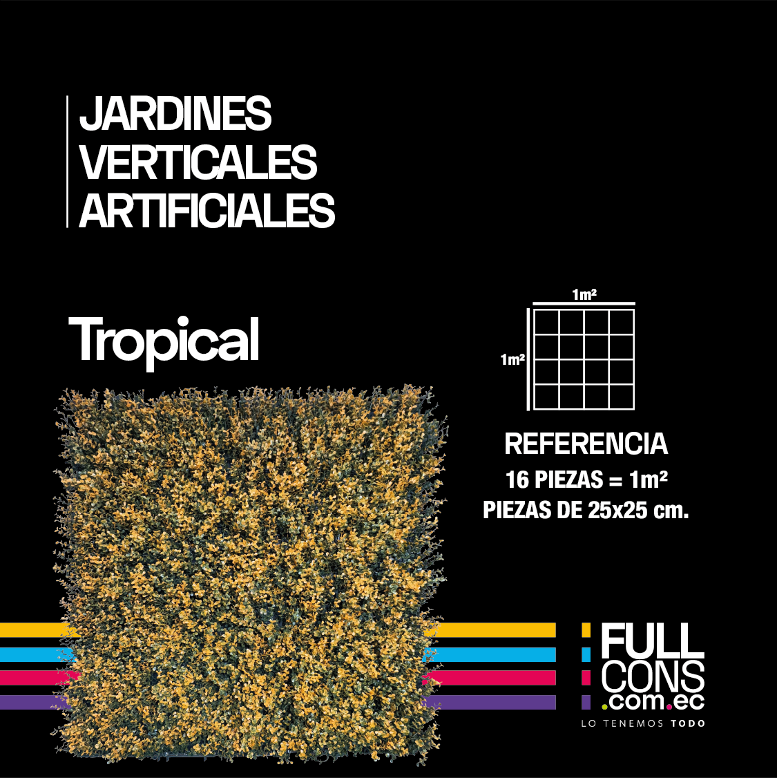 Jardines Verticales Artificiales – Gama Standard