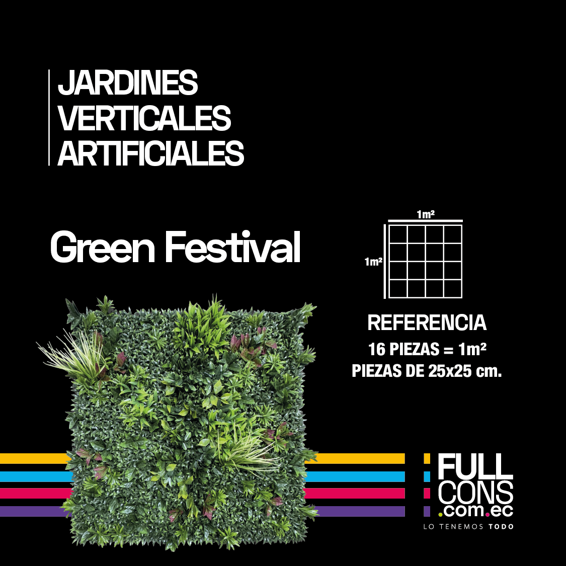 Jardines Verticales Artificiales – Gama Premium