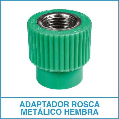Vesbo-Adaptador Rosca Metalica Hembra-Termofusion