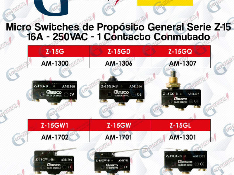 MICRO SWITCHES CAMSCO