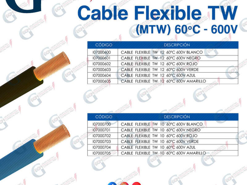 CABLE FLEXIBLE TW INCABLE