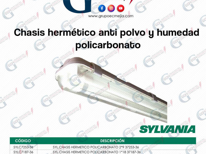 Chasis hermético antipolvo Sylvania