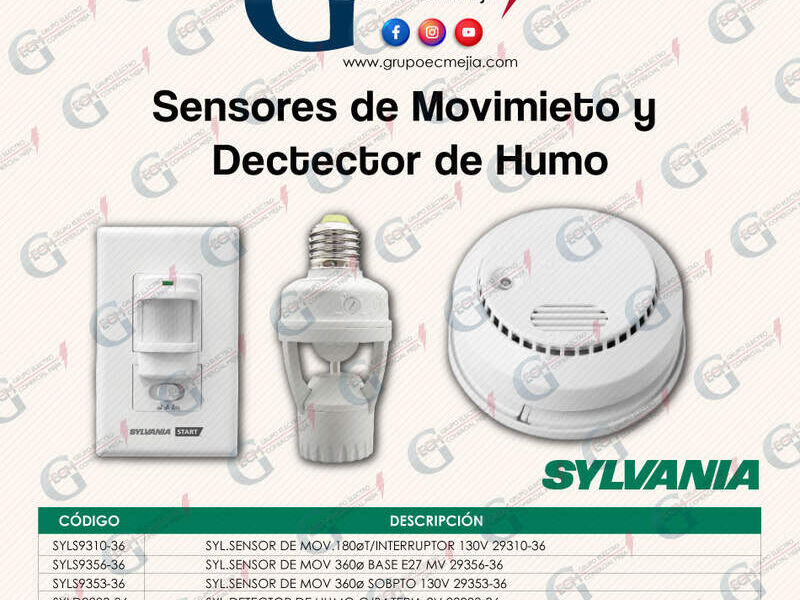 Detector de Humo Sylvania