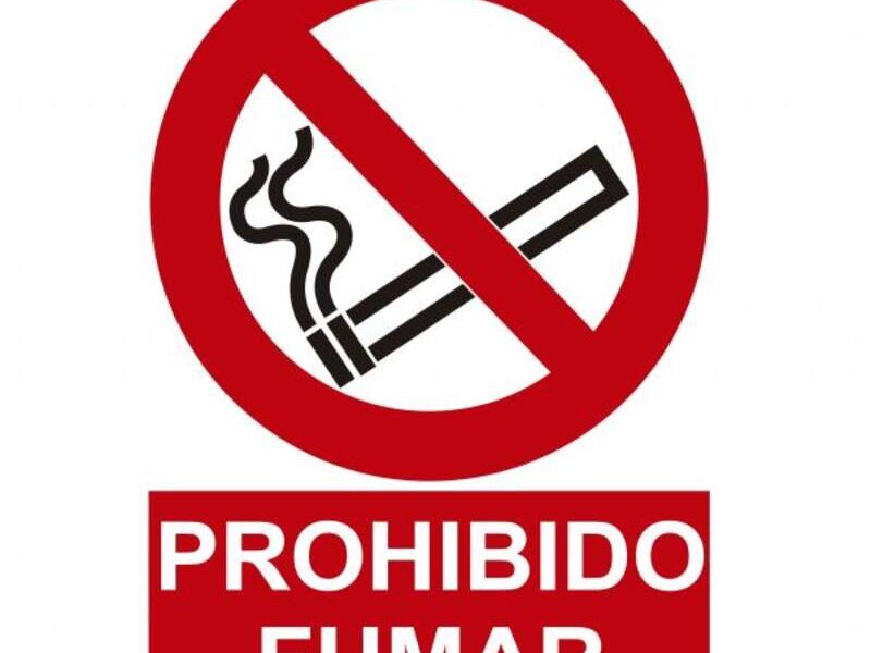 LETRERO NO FUMAR 