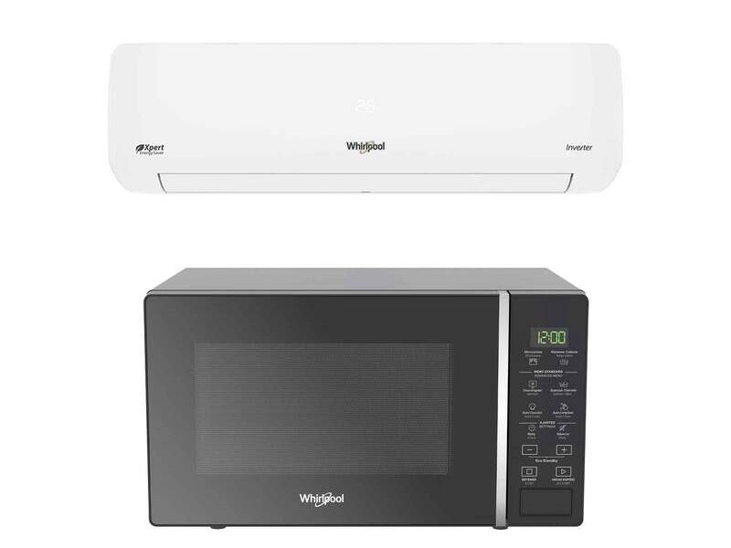 COMBO WHIRPOOL AIRE MICROONDAS 