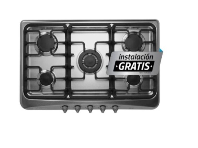 Encimera a gas 5 quemadores
