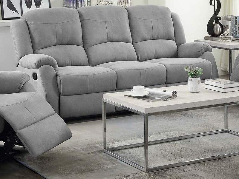RECLINABLE TRIPE GRIS JEROME 