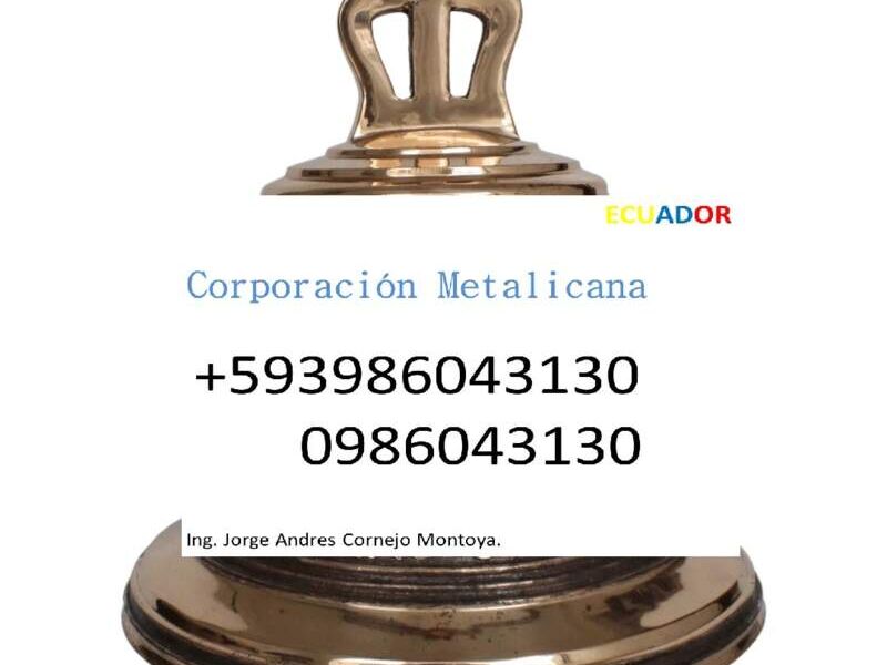 Venta de campanas de bronce Guayaquil Ecuador