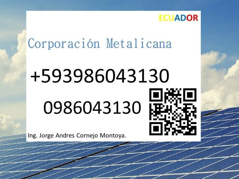 Empresa de paneles solares en Ecuador
