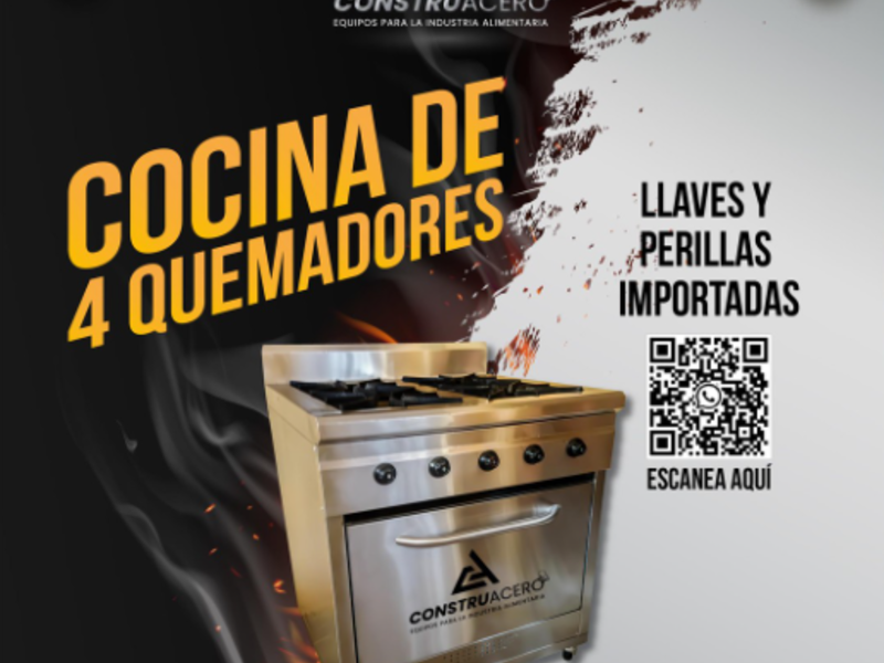 Cocina de acero inoxidable Ecuador
