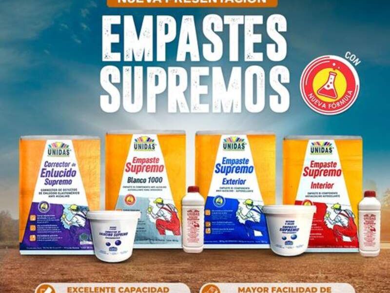 Empastes Supremos Pinturas Unidas Guayaquil