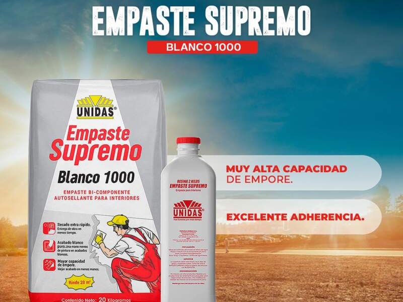 Empaste supremo blanco 1000 Ecuador