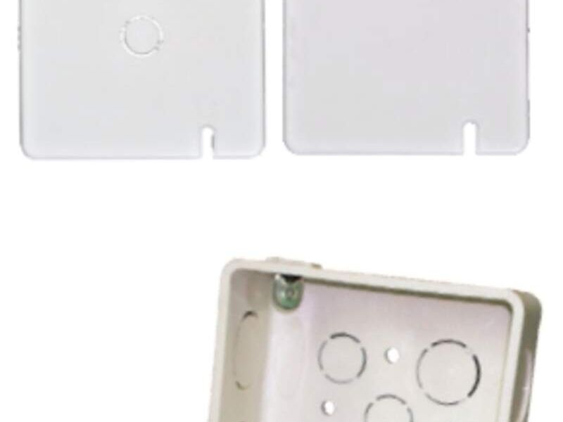 Tapa perforadora y ciega cajas cuadradas 
