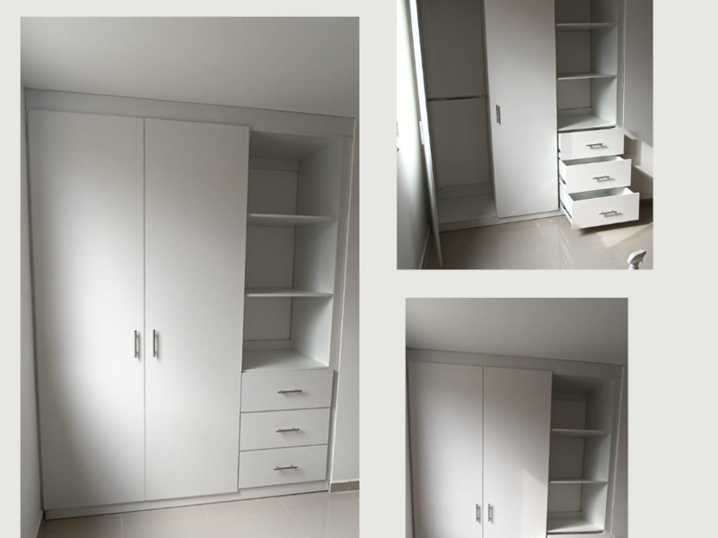 Closet blanco remodelado Multidecor Ecuador
