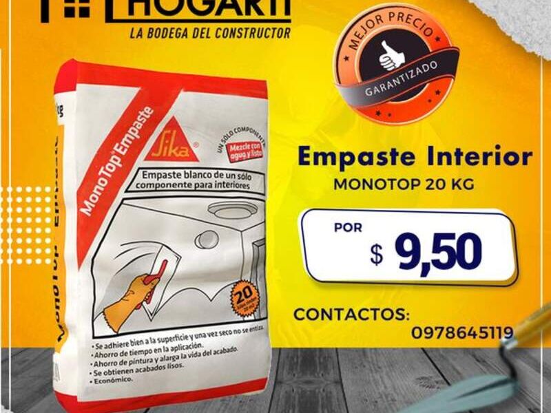 Empaste interior Hogarti Ecuador