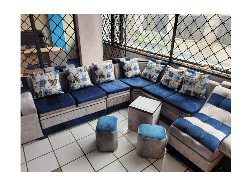 Juego de sala azul Ecuador