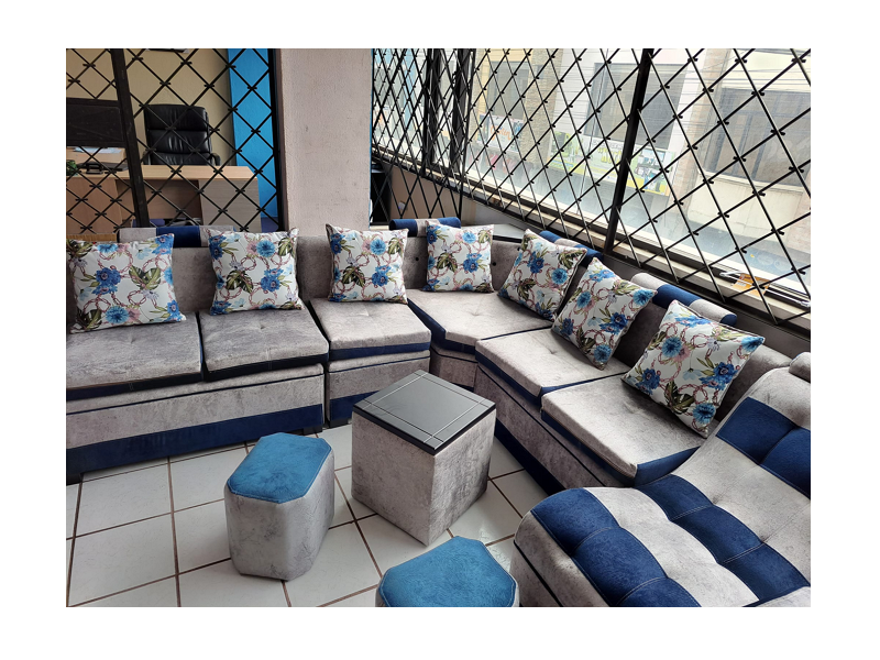 Juego de sala Blanco Ecuador