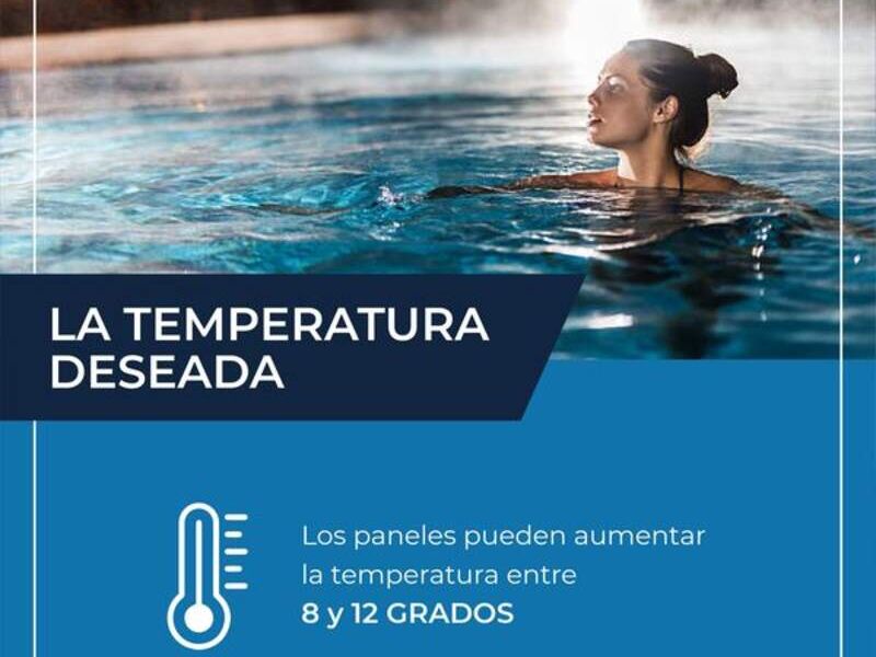 Calentamiento de piscina con panel Ecuador