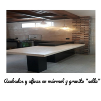 Acabados y afines en mármol y granito "sella"