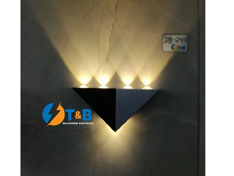 Aplique de pared triangular Ecuador