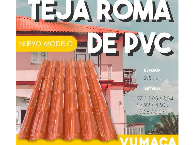 Teja Roma de PVC Ecuador