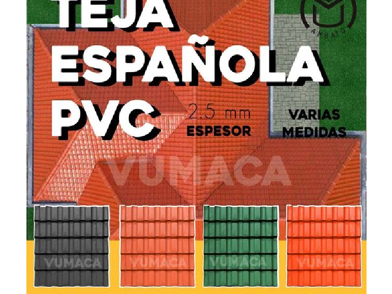 TEJA ESPAÑOLA DE PVC  Ecuador
