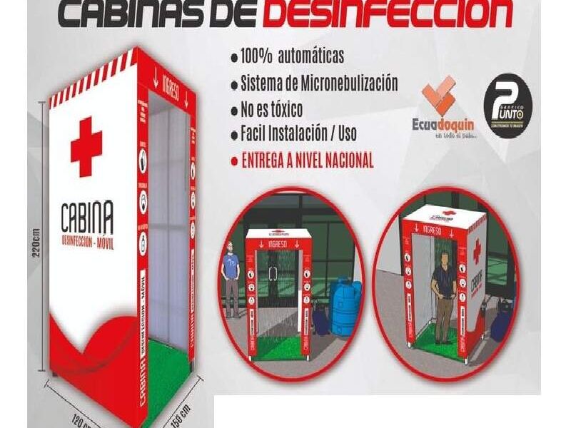 Cabinas de desinfección Ecuador
