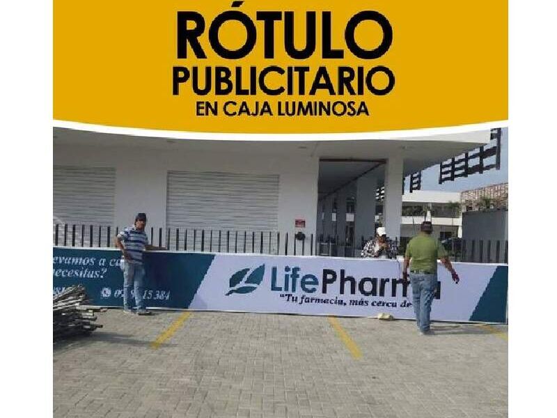 Rotulo publicitario Ecuador