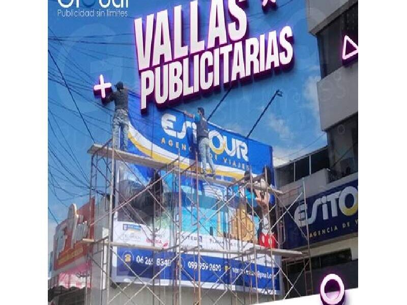 Vallas publicitarias, Ecuador