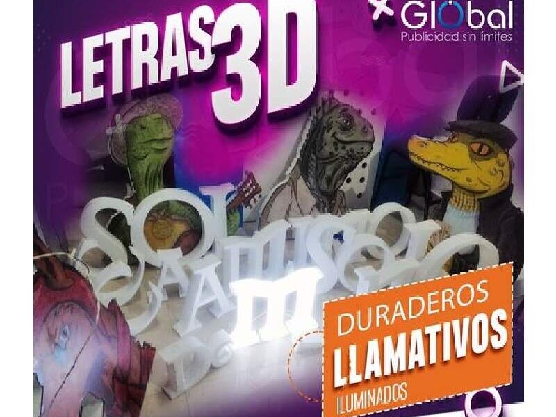 RÓTULOS 3D Ecuador