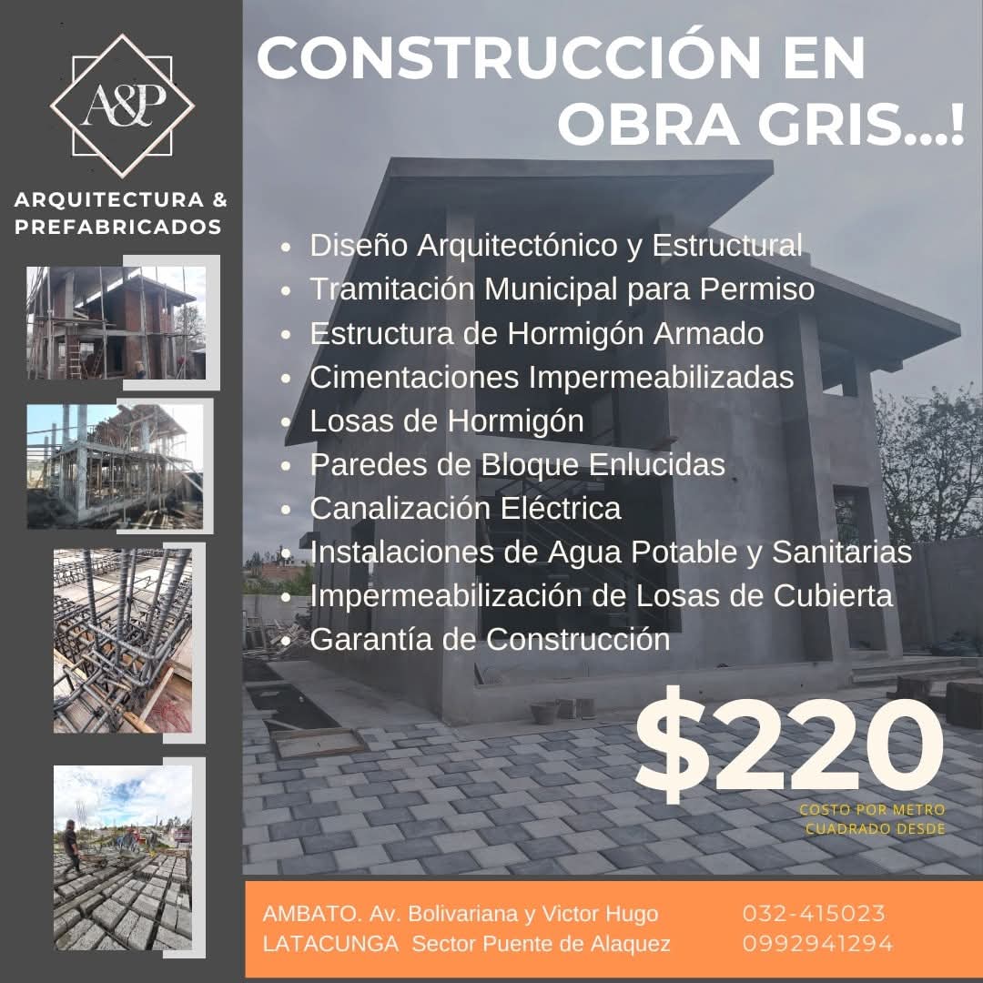 CONSTRUCCION DE CASAS EN OBRA GRIS