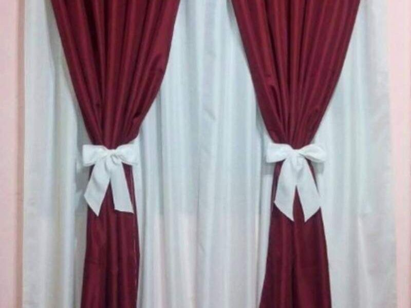 Cortinas con lazos