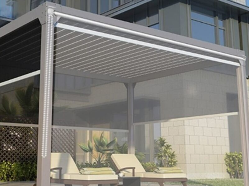 Cortinas enrollables transparentes