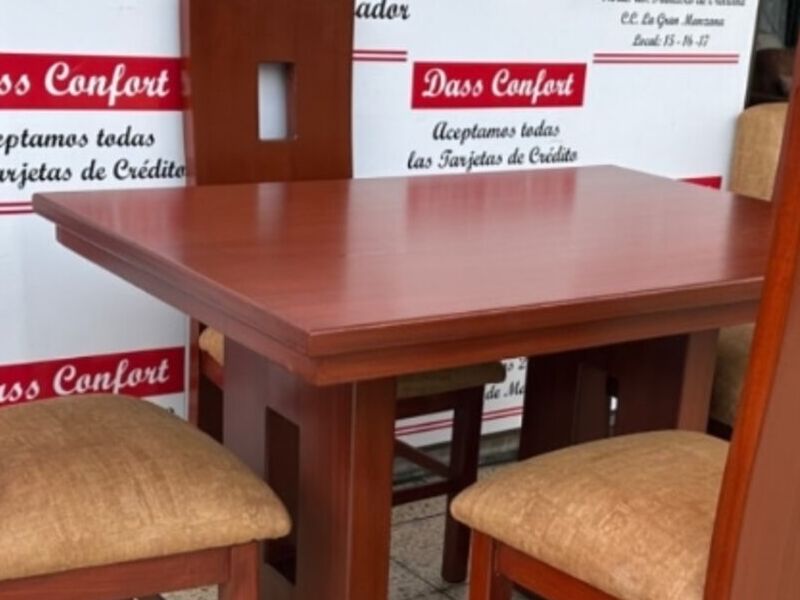 comedor 4 sillas