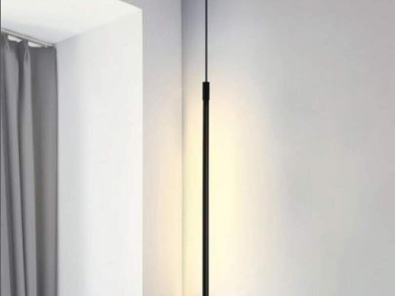 Colgante lineal negra