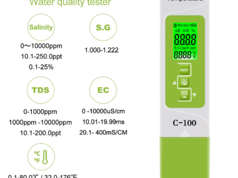 Medidor digital de salinidad de agua Ecuador 